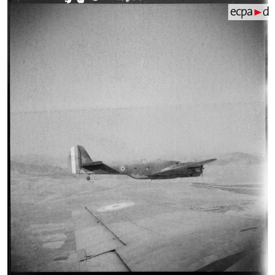 Vue aérienne d'un Glenn Martin en vol.