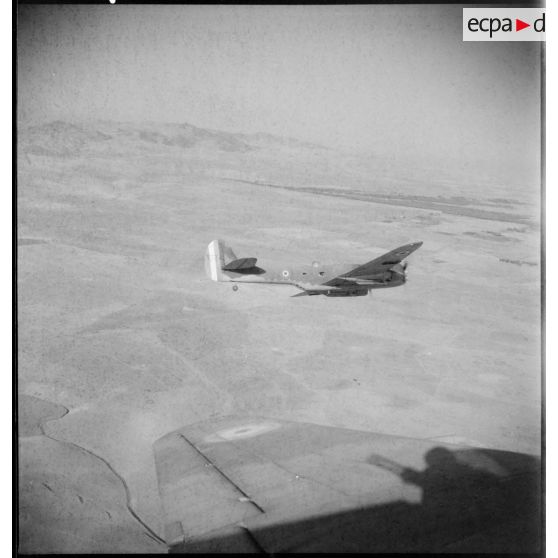 Vue aérienne d'un Glenn Martin en vol.