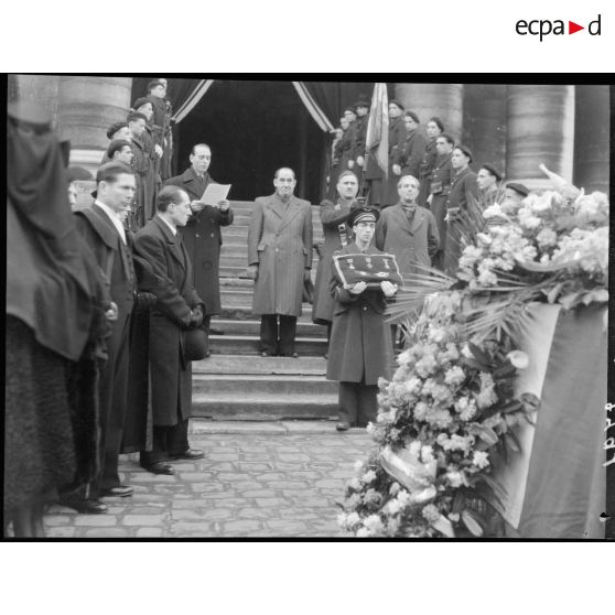 Allocution lors des obsèques du capitaine Charles.