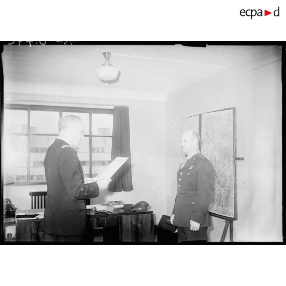 Lecture de la citation par Bouscat à Saville.