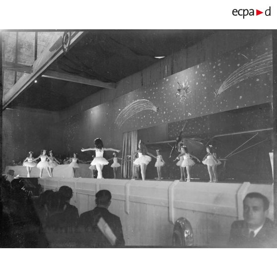 Ballet blanc de Martine Patti lors de la fête de Noël à Casablanca.