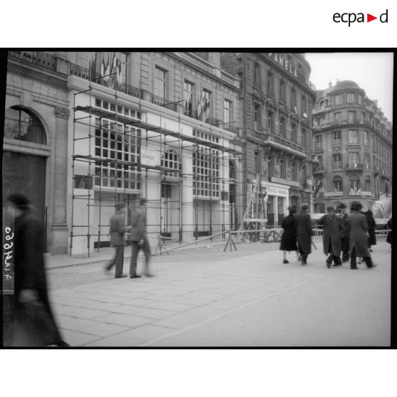 La façade de l'exposition.