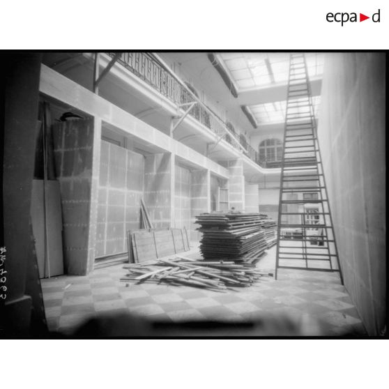 La salle annexe de l'exposition.