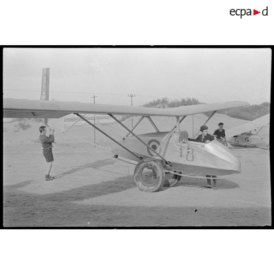 Planeur avant le départ.