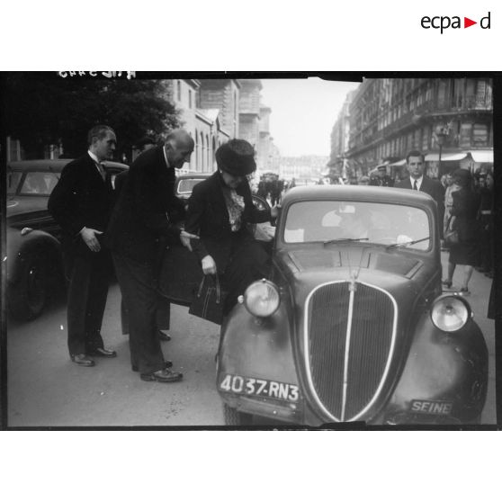 La veuve du capitaine Guynemer.