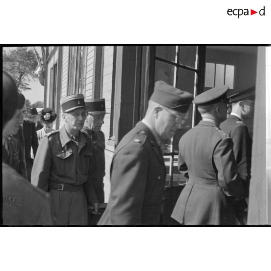 Inauguration du foyer des soldats.