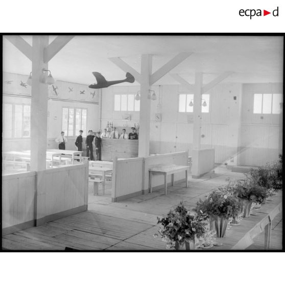 Le foyer pour soldats de la base aérienne d'Evreux-Fanville.