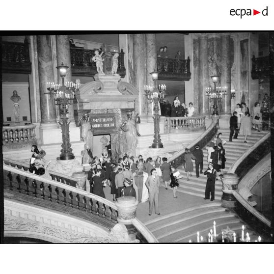 Le hall d'honneur de l'Opéra Garnier.