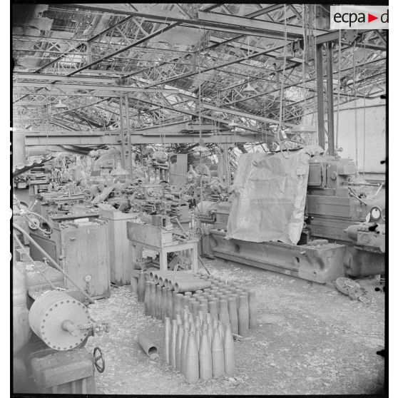 Les ruines de l'usine Gnome et Rhône à Gennevilliers.