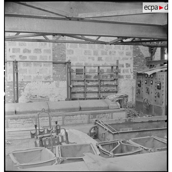 Les ruines de l'usine Gnome et Rhône à Gennevilliers.