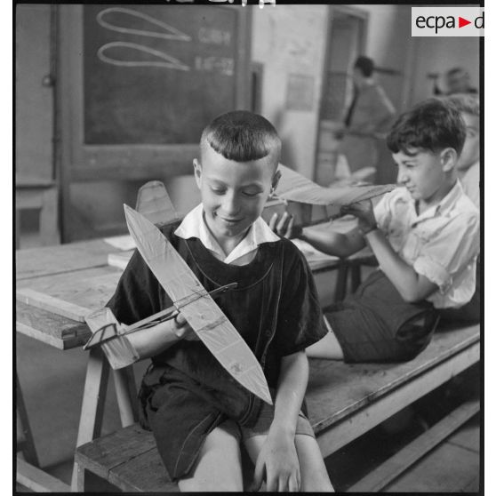 La première construction d'un jeune modéliste.