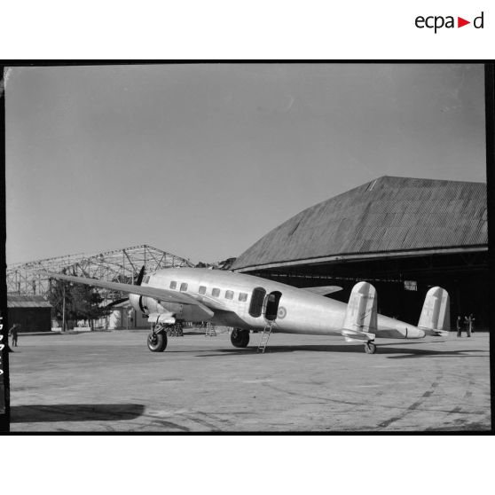 L'avion de transport Breguet Br.500 Colmar au sol à Marignane.