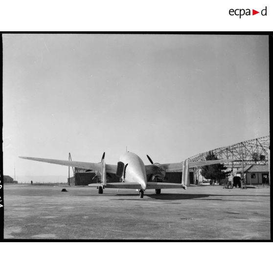 L'avion de transport Breguet Br.500 Colmar au sol à Marignane.