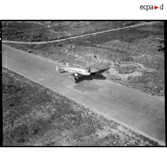 Atterrissage de l'avion de transport Breguet Br.500 Colmar à Marignane.