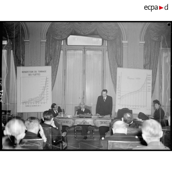 Discours de Weill à la réunion des directeurs des services des établissements sous la présidence de M. Tillon au cercle interallié.