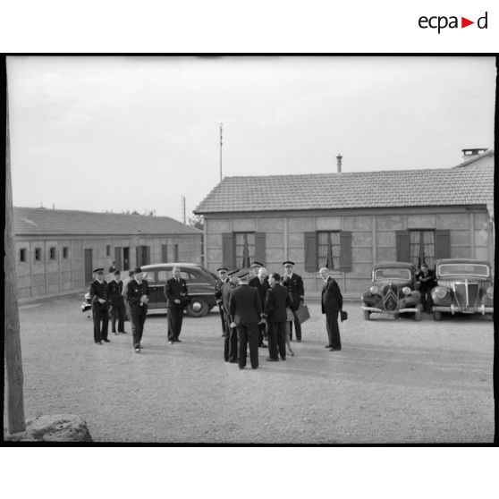 Arrivée des autorités officielles au congrès.