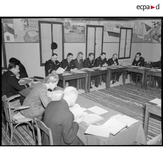 Table des délégués coloniaux.