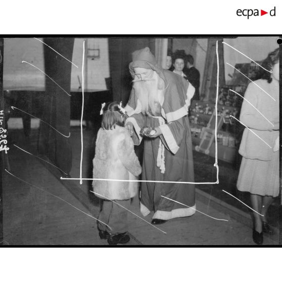 Arbre de Noël à la SNCASO à Suresnes.