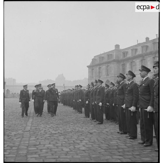 Revue des effectifs de la promotion de l'école de l'Air "Capitaine Préziosi".