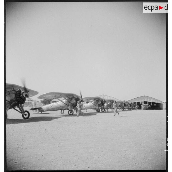 Alignement d'avions.