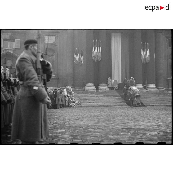 Obsèques du colonel Fabien au Val-de-Grâce à Paris. [description provisoire]