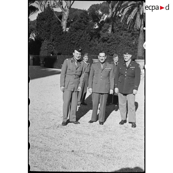 Italie : Visite de la Villa Médicis à Rome. [description provisoire]