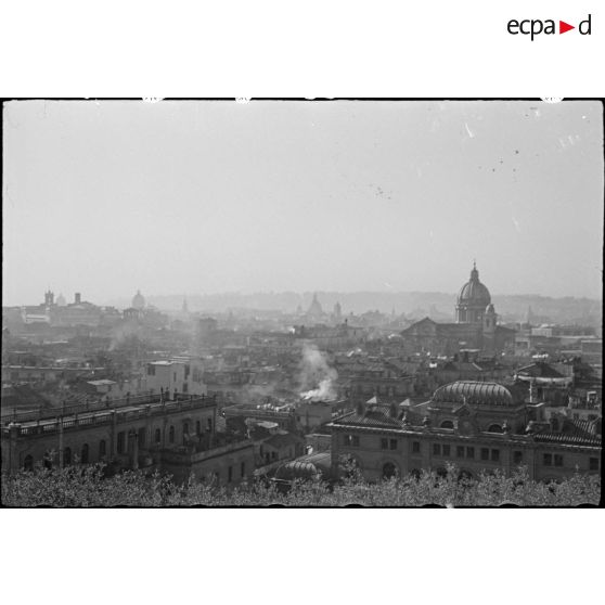 Italie : Visite de la Villa Médicis à Rome. [description provisoire]