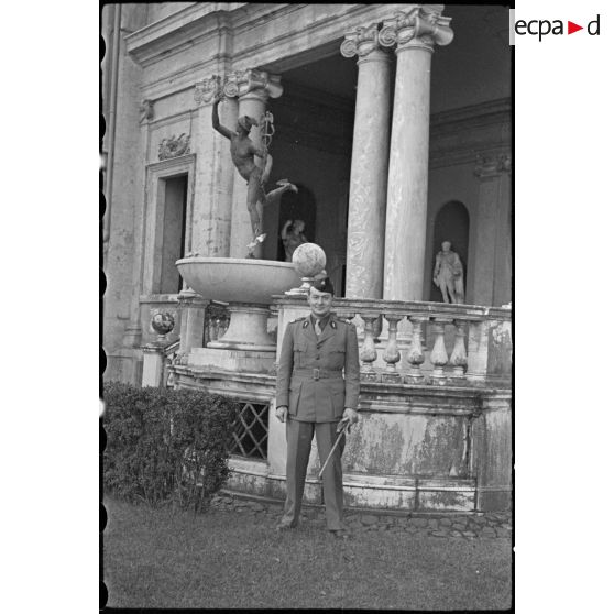 Italie : Visite de la Villa Médicis à Rome. [description provisoire]