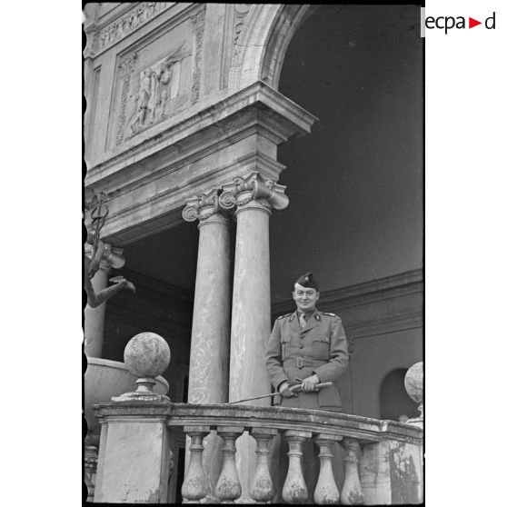 Italie : Visite de la Villa Médicis à Rome. [description provisoire]