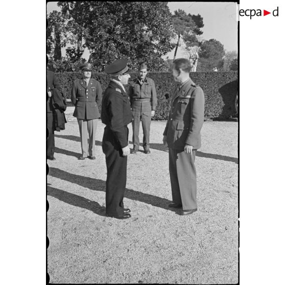 Italie : Visite de la Villa Médicis à Rome. [description provisoire]