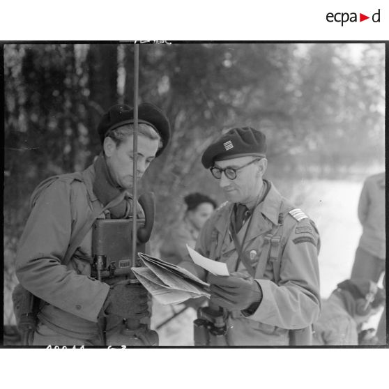 Le 1er groupement de choc du lieutenant-colonel Gambiez en Franche-Comté. [description provisoire]