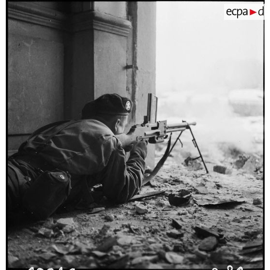 Le 1er groupement de choc du lieutenant-colonel Gambiez en Franche-Comté. [description provisoire]