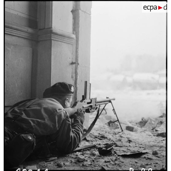 Le 1er groupement de choc du lieutenant-colonel Gambiez en Franche-Comté. [description provisoire]