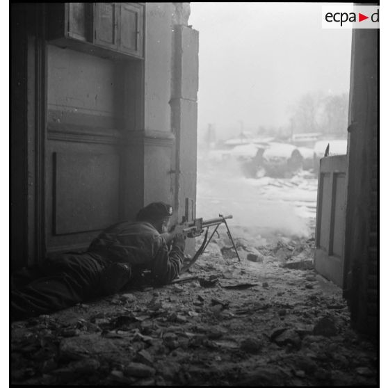 Le 1er groupement de choc du lieutenant-colonel Gambiez en Franche-Comté. [description provisoire]
