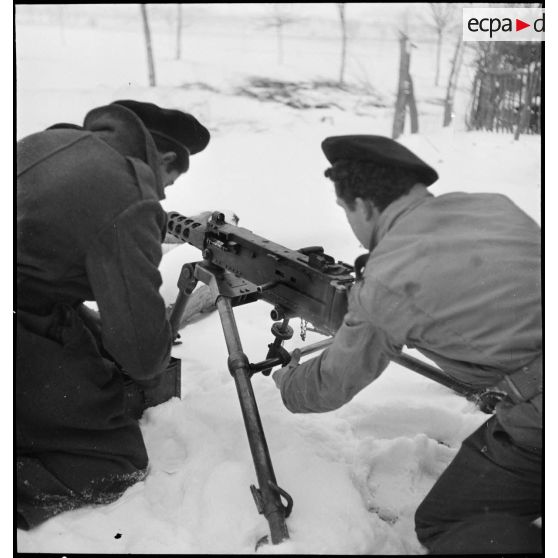 Le 1er groupement de choc du lieutenant-colonel Gambiez en Franche-Comté. [description provisoire]