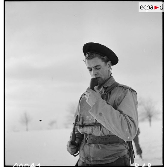 Le 1er groupement de choc du lieutenant-colonel Gambiez en Franche-Comté. [description provisoire]
