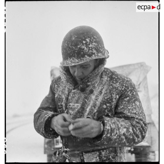 Bataille d'Alsace : La 2e DB au repos à Obernai. [description provisoire]