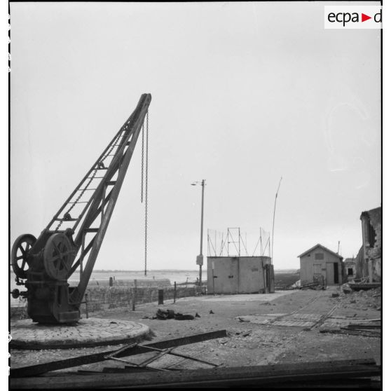 L'Ile d'Oléron vue depuis la côte.