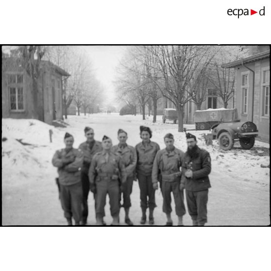 Bataille d'Alsace : Le 25e Bataillon médical à Mulhouse et dans ses environs. [description provisoire]