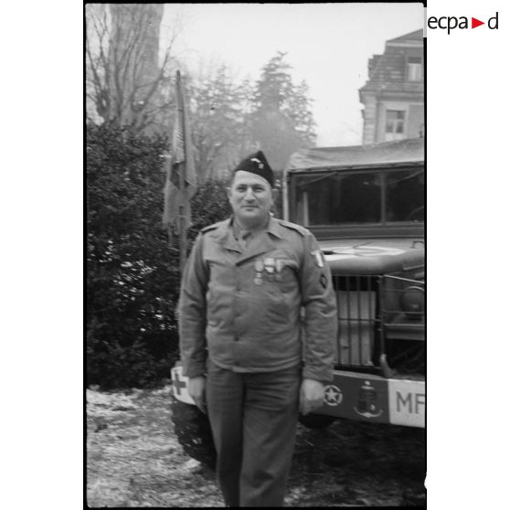 Bataille d'Alsace : Le 25e Bataillon médical à Mulhouse et dans ses environs. [description provisoire]