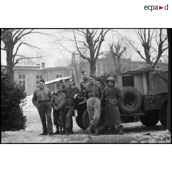 Bataille d'Alsace : Le 25e Bataillon médical à Mulhouse et dans ses environs. [description provisoire]