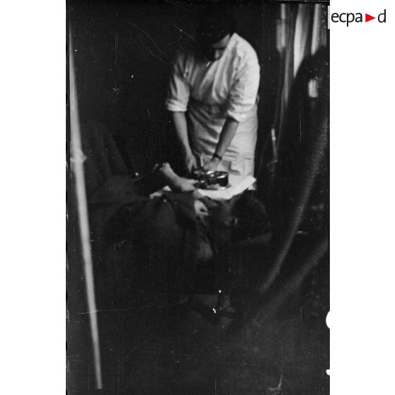 Bataille d'Alsace : Le 25e Bataillon médical à Mulhouse et dans ses environs. [description provisoire]