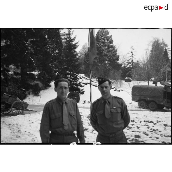 Bataille d'Alsace : Le 25e Bataillon médical à Mulhouse et dans ses environs. [description provisoire]