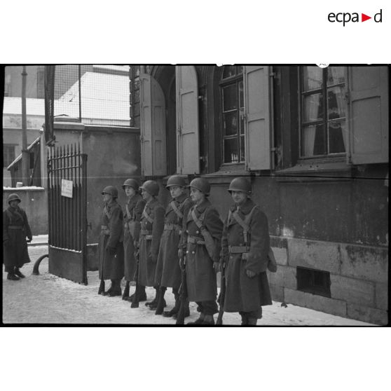 Bataille d'Alsace : Le 25e Bataillon médical à Mulhouse et dans ses environs. [description provisoire]