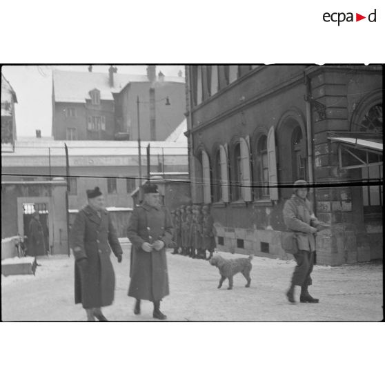 Bataille d'Alsace : Le 25e Bataillon médical à Mulhouse et dans ses environs. [description provisoire]