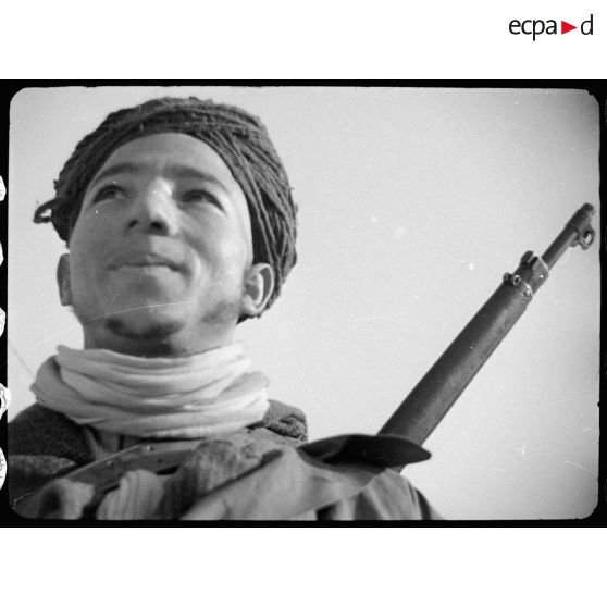 Portrait de goumier. [description provisoire]