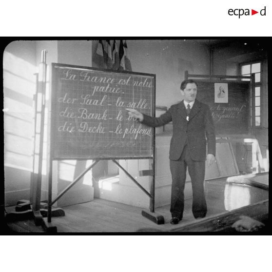 Une classe en Alsace. [description provisoire]