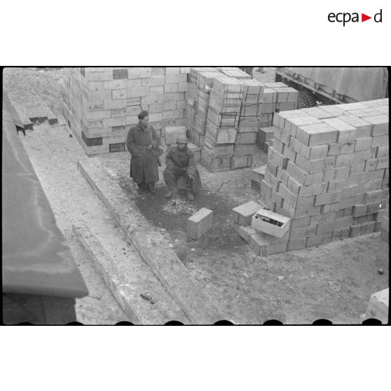 Intendance de la 3e DIA ; combats pour Kilstett ; positions défensives de Strasbourg. [description provisoire]