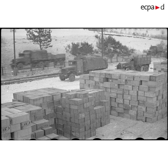 Intendance de la 3e DIA ; combats pour Kilstett ; positions défensives de Strasbourg. [description provisoire]