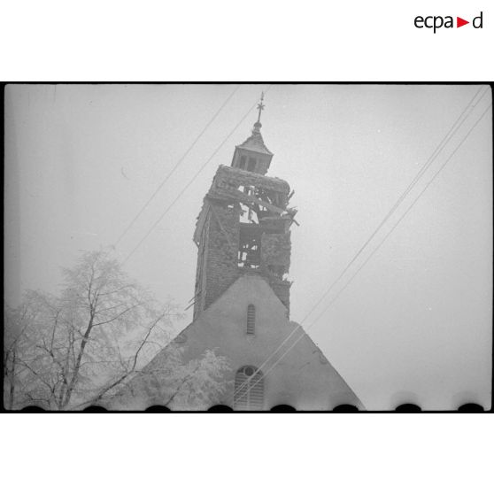 Intendance de la 3e DIA ; combats pour Kilstett ; positions défensives de Strasbourg. [description provisoire]